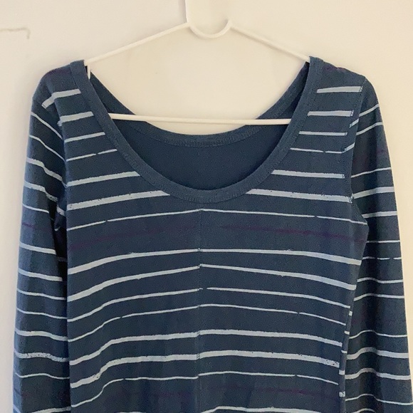 Billabong Striped Blue and White Dress - Picture 2 of 8
